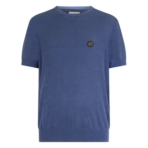 Round Neck T-Shirt Openwork Monogram