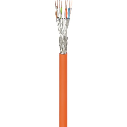 CAT 7A Netzwerkkabel, S/FTP (PiMF), orange