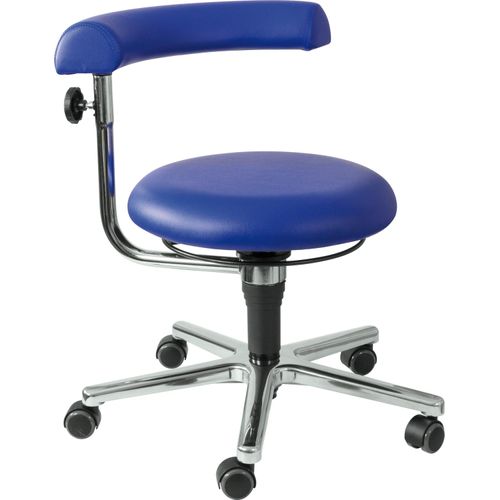 EDUPLAY 110438 Erzieher/in Stuhl, 41-54 cm, Ø 61 x 54 cm, blau