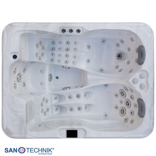 Sanotechnik Outdoor Whirlpool MAURITSIUS inkl. Abdeckung u. Stiege