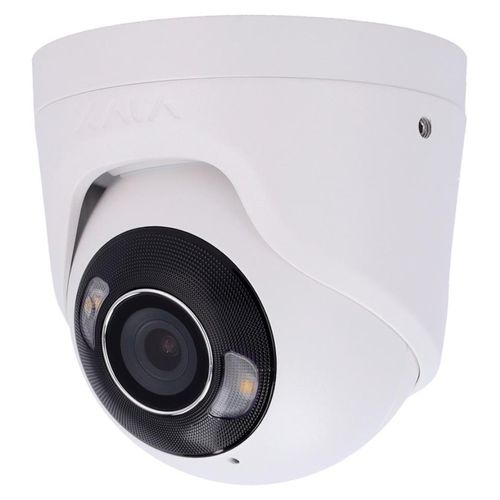 Ajax TurretCam HL IP Eyeball Kamera, 8 MP, 4.0 mm, Intelligente Videoanalyse, Weiß (HAN 126267)