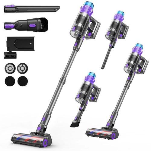 P9 Pro - Kabelloser Stabstaubsauger - 650W Motor - 75kPa Starke Saugkraft - 70 Min Laufzeit - HEPA Filter - 0,8L Staubbehälter - LCD Display