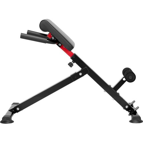 Roman Chair Back Extension Hyperextension Bench Adjustable Foldable Gym