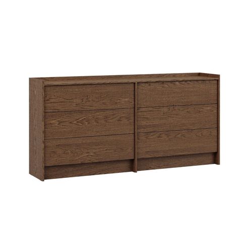 KOMMODE Japandi Dunkles Holz