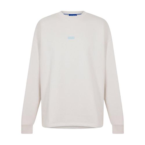 Hugo Heren Naviu Sweatshirt met rugprint (Wit)