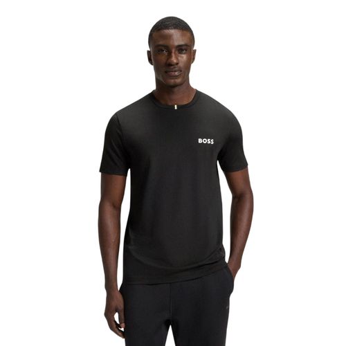 Boss Heren Control Slim T-Shirt (Zwart)