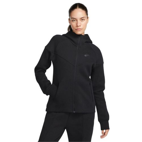 Nike Dames/Dames Windrunner Tech Fleece Full Zip Hoodie (Zwart)
