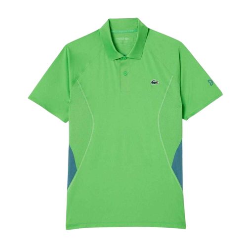 Lacoste Heren Tennis x Novak Djokovic Regular Poloshirt (Groen)