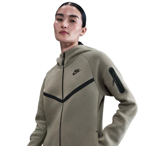 Nike Dames/Dames Windrunner Tech Fleece Full Zip Hoodie (Zwart)