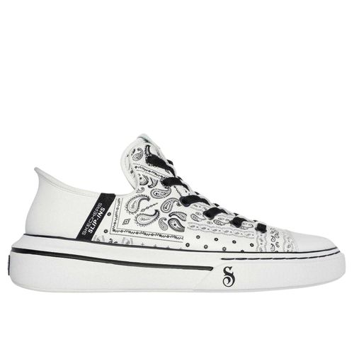 Skechers Heren Snoop Dogg Bandana Print Trainers (Wit, Zwart)