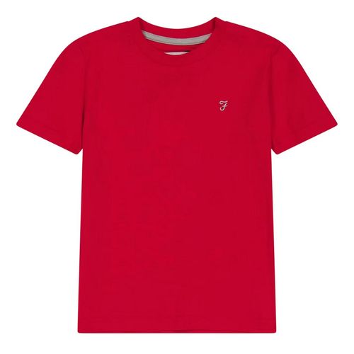Farah Kinderen/Kinderen Denny Crew Hals T-shirt (Rood)