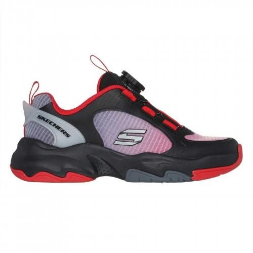 Skechers Kinderrugtechnologie Casual Sneakers (Zwart/Rood)