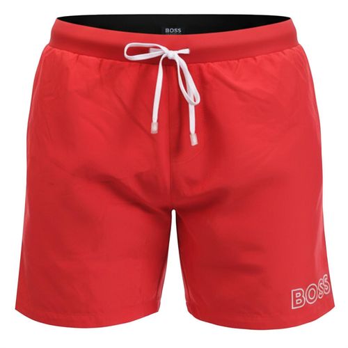 Boss Heren Zwemshort Zeesterren (Rood)
