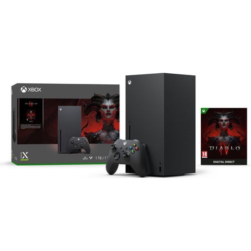 Microsoft Xbox Series X - Diablo IV, Xbox Series X, Schwarz, 16000 MB, GDDR6, AMD, AMD Ryzen Zen 2