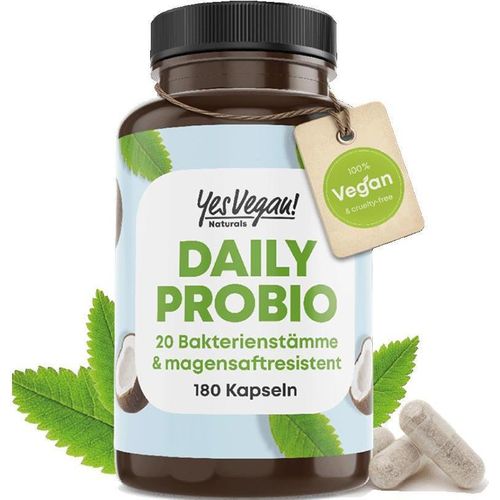 YesVegan® Milchsäurebakterien Daily Probio 20 Stämme 180 Kapseln - 6er Set