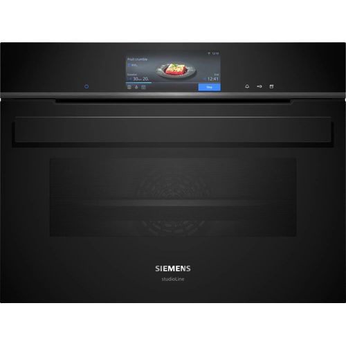 Siemens iQ700 CS958GCB1, Medium, 47 l, Katalytisch + Hydrolytisch, 47 l, Schwarz, Berührung