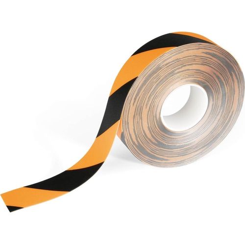 Bodenmarkierungsband Duraline 50/05 ablösbar 50mmx15m signalgelb/signalschwarz Packung mit 5 Stück