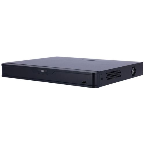 Gravador NVR Uniview Easy 16 Canais IP 4K PoE Preto - UV-NVR302-16B-P16-IQ