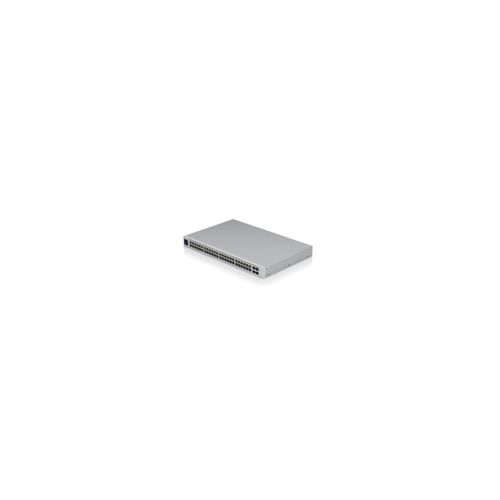 UBIQUITI Netzwerk-Switch "USW-48-POE", grau (edelstahl), B:39,5cm H:12,5cm T:52cm, Netzwerk-Switches