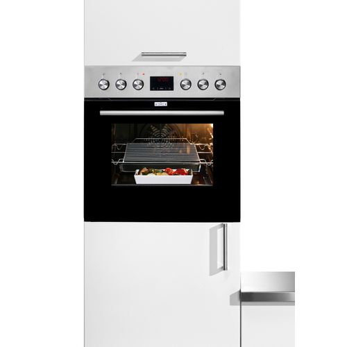 AMICA Induktions Herd-Set "EHI 935 333 E", Energieeffizienz: A (A+++-D), schwarz (edelstahl), Herdsets, Alles im Griff: Timer, klare Sicht, schnell sauber