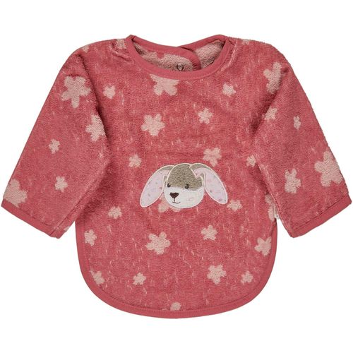 Lätzchen STERNTALER "Ärmellätzchen Hase Hanni", Baby, rosa (perlrosa), Baumwolle, Lätzchen, Made in Europe