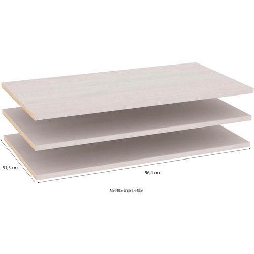 Inneneinteilung WIEMANN "Korfu", beige (treeline), B:96,4cm, Holzwerkstoff, Schrankinneneinteiler, Inneneinteilung