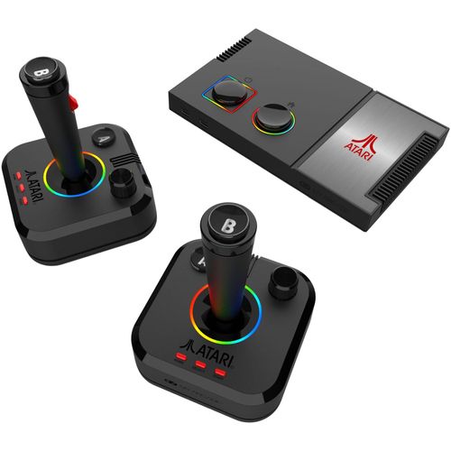 MYARCADE Retro Konsole "Atari Gamestation Pro", schwarz, B:18,11cm H:3,02cm T:10,64cm, Spielekonsolen