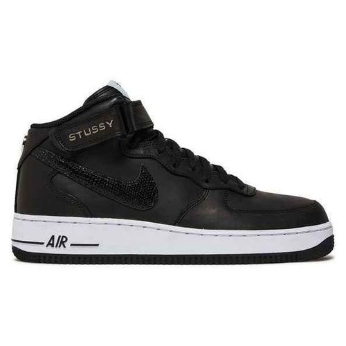 Nike Air Force 1 Mid Stussy Black White - EU 36