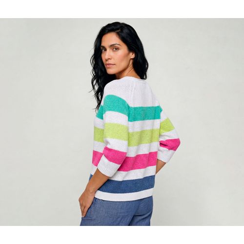 Tchibo - Olsen 3/4-Arm-Pullover - Damen - Gr. 48 - weiß