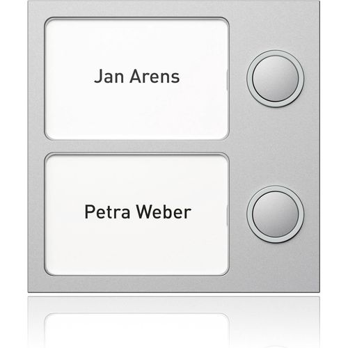 RITTO Portier Tastenmodul 1875220 (2Tasten) silber