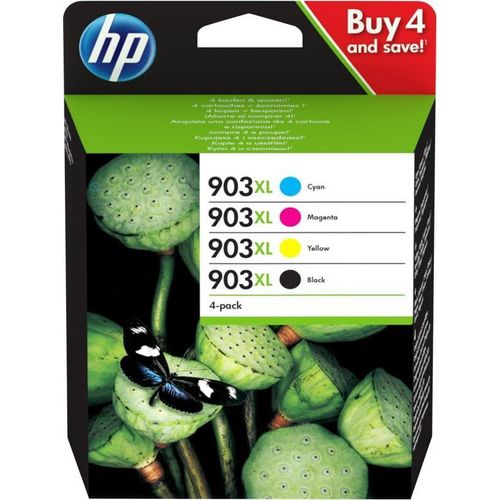 HP 903XL - 4er-Pack - Hohe Ergiebigkeit - Schwarz