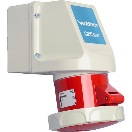 WALTHER-WERKE Wandsteckdose 32A 5P 400V 6h IP67