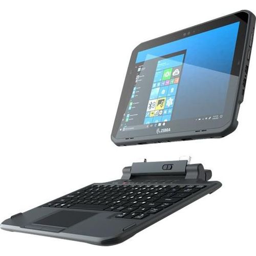 Zebra 2-in-1 - Tastatur - mit Touchpad, ausziehbarer