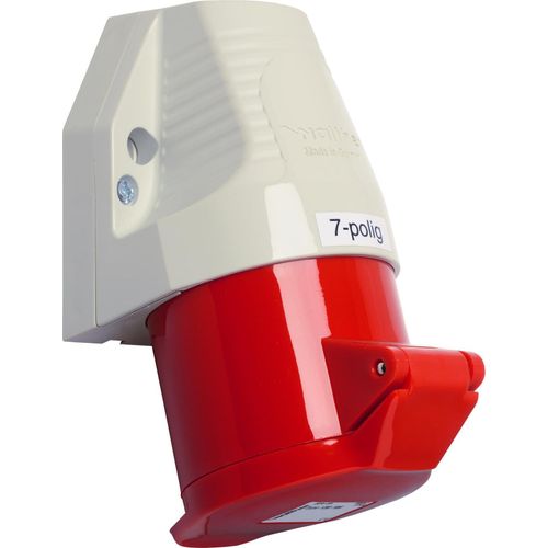 WALTHER-WERKE Wandsteckdose 16A 7P 400V 6h IP44