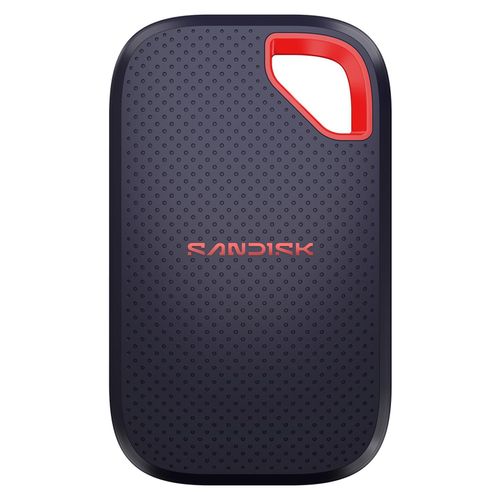 SanDisk Extreme Portable SSD (V3), 2 TB, USB Typ-C, USB 3.2 Gen 2x2, 2000 MB/s, 20 Gbit/s, Rot, Blau