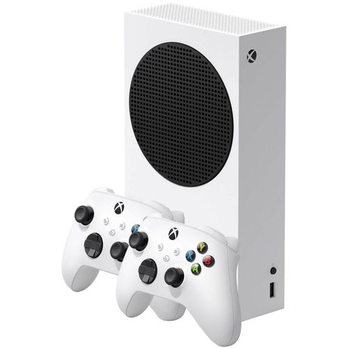XBOX Konsolen-Set "Xbox Series S inkl. 2 Controller", weiß, B:15,1cm H:27,5cm T:6,5cm, Spielekonsolen