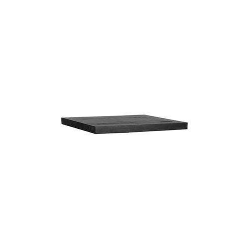 LABEL51 - Eetkamertafel Tafelblad Straight Edge - Zwart - 70x70x5cm