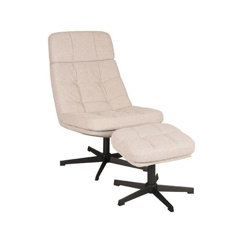 LABEL51 - Fauteuil Alvar - Beige - 57x53x83cm