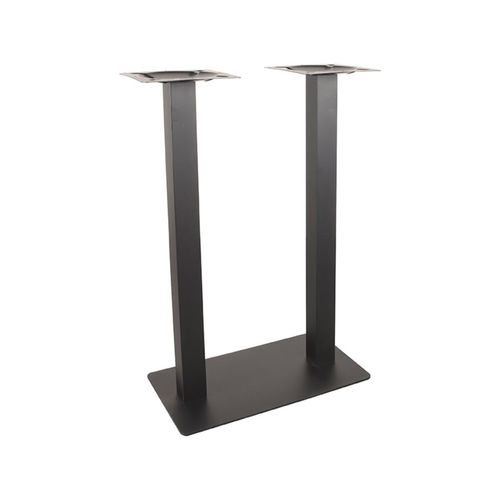 LABEL51 - Bartafel Tafelpoot Dubbel - Zwart - 40x70x108cm