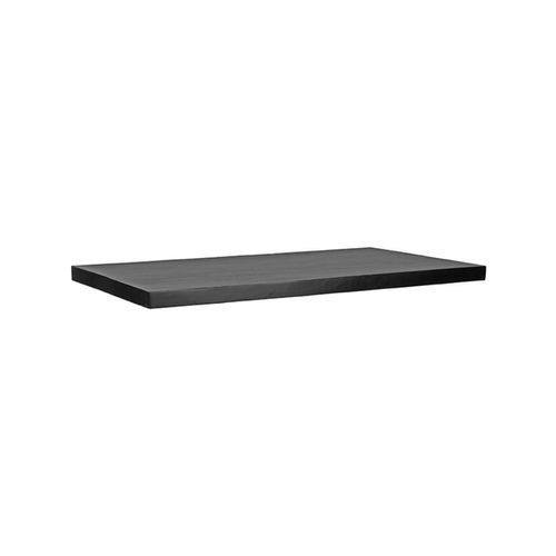 LABEL51 - Eetkamertafel Tafelblad Straight Edge - Zwart - 70x120x5cm