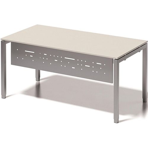Fußraumblende für Schreibtisch Cito 1800mm Farbe silber