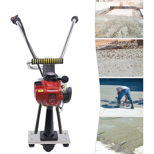 Betonrüttler - Powerscreed Benzin 4-Takt - 900W 35,8cc - 260kg Rüttelkraft - Edelstahl - Abzieher für Frischbeton