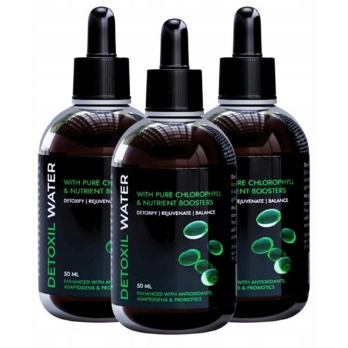 3X Tropfen zur Entgiftung des Körpers – Ngs Detoxil Water 50 ml