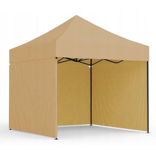 Ekspand | Partyzelt 3x3m - Grau - Faltbar - Ideal für Gartenpartys - Wetterfest und Stabil
