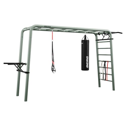BERG Spiel- und Fitnessgerät PlayBase Large + Sports set Grün