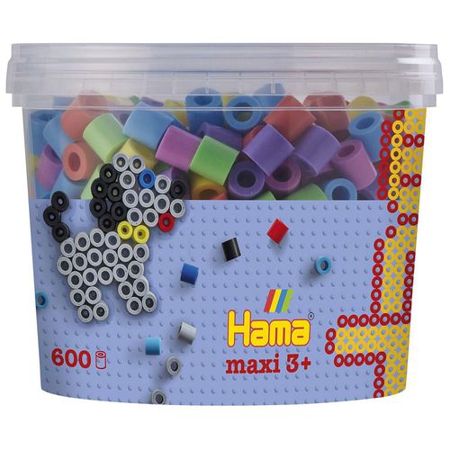 Hama Bügelperlen-Mix "Pastelltöne", Maxi-Perlen