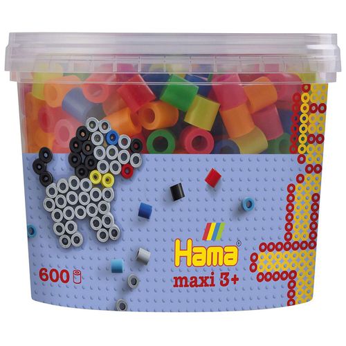 Hama Bügelperlen-Mix "Neonfarben", Maxi-Perlen