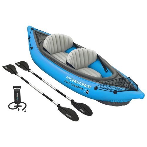 P & B Kajak 65052 Ventura Kayak, Blau, Grau, Metall, Kunststoff, 331x88 cm, Freizeit & Co, Pools & Wasserspaß, Schlauchboote & Kajaks