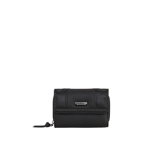 TOM TAILOR Damen Juna Überschlagbörse, schwarz, Gr. ONESIZE