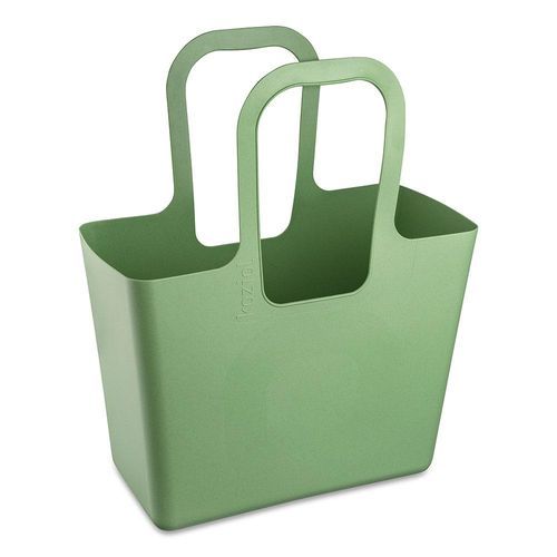 Einkaufsshopper KOZIOL "TASCHE XL", grün (grün, nature), B:44cm H:54cm T:21,5cm, Kunststoff, Einkaufskörbe, Einkaufsshopper, Kunststoff